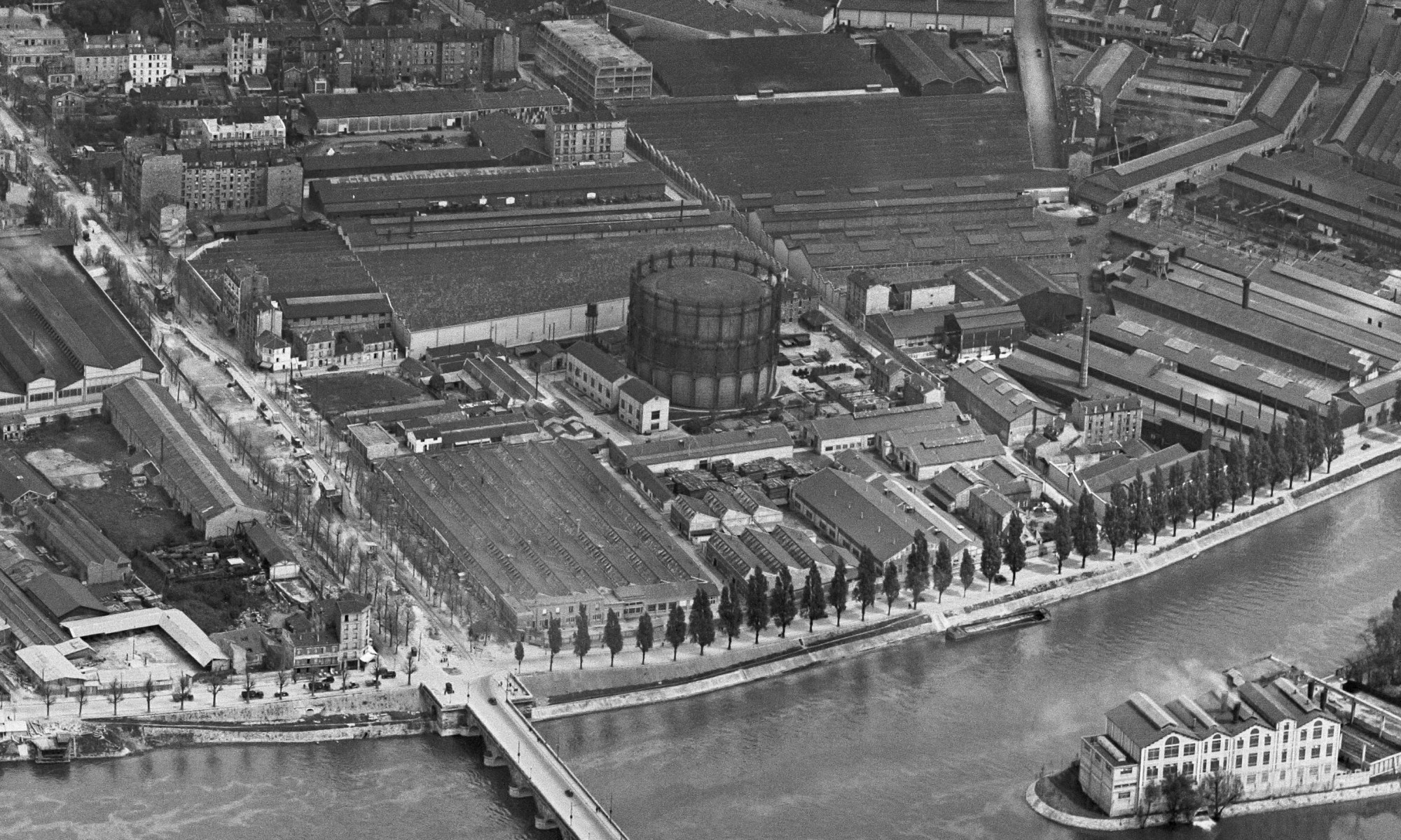 Gazomètre 1932 - IGN