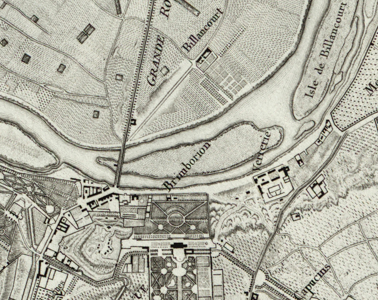 Carte des chasses impériales