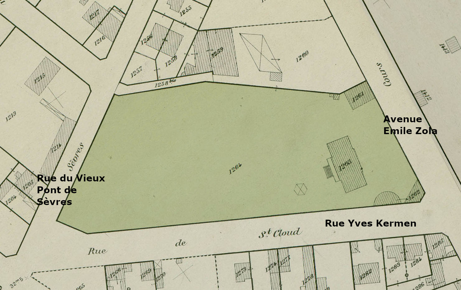 Cadastre 1905 propriété Aussillous