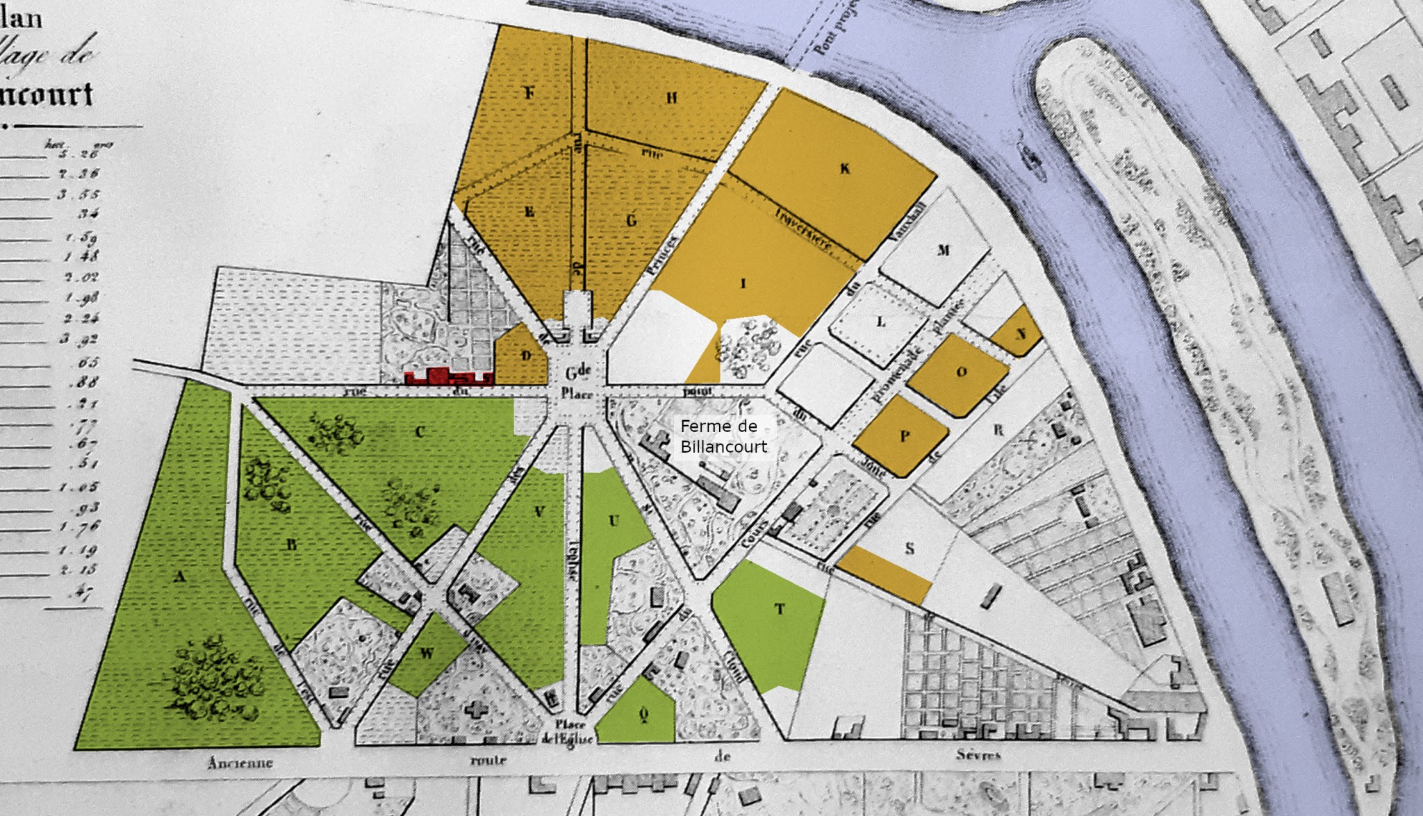 Terres du bail Delaguepierre 1839