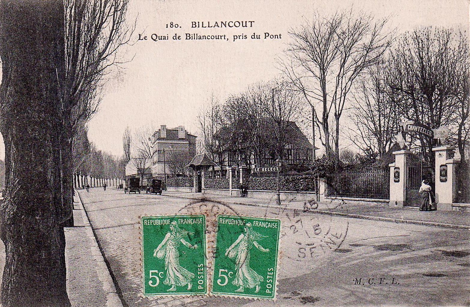 Quai de Billancourt Le Select Leons et Chantecler - Archives du 92