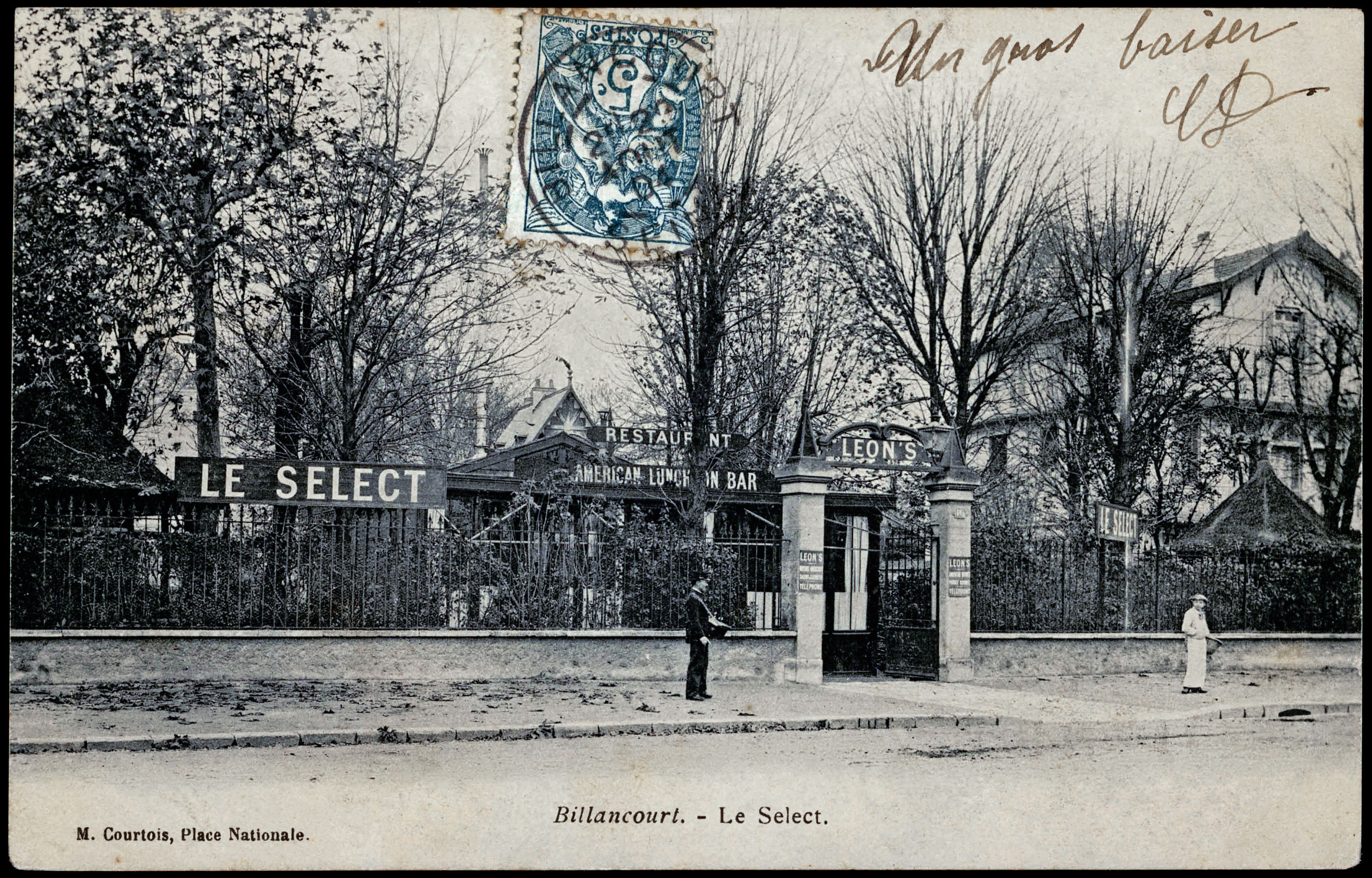 Quai de Billancourt Le Select et Leon's - Archives du 92