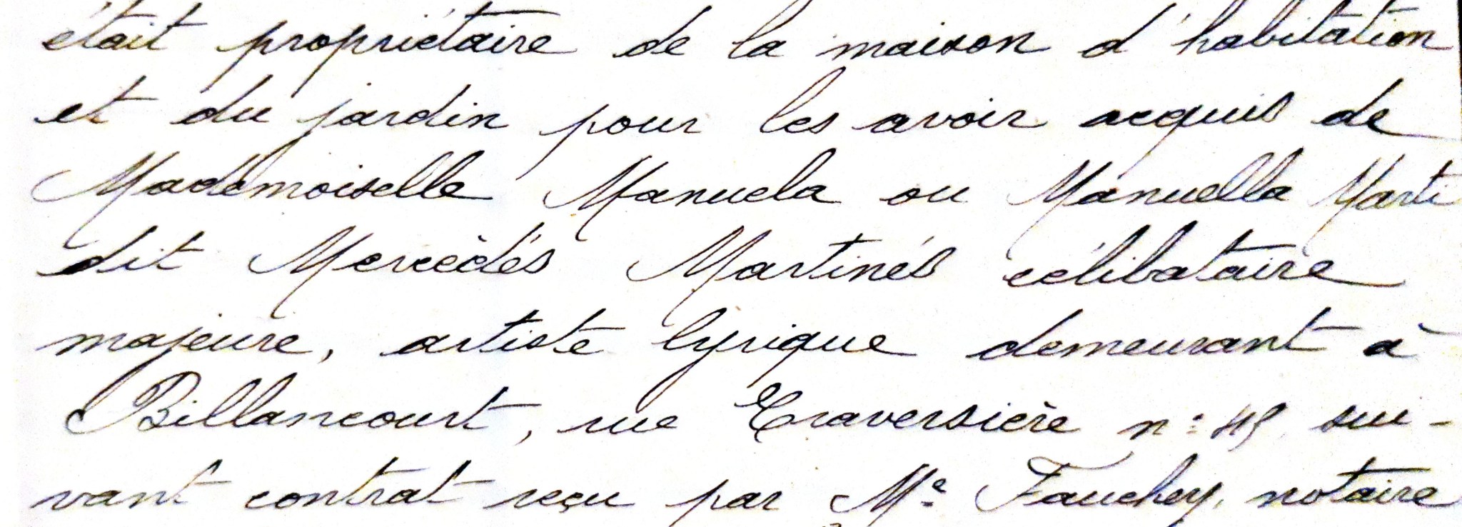 Extrait de l'acte d'achat Renault