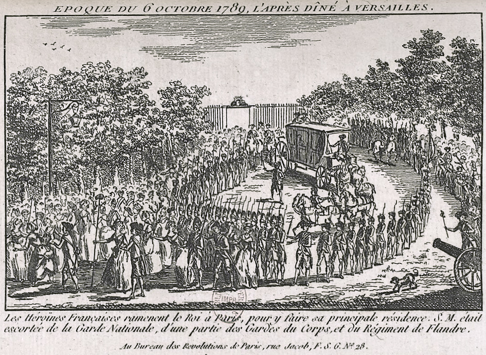 6 octobre 1789-L'après diner à Versailles