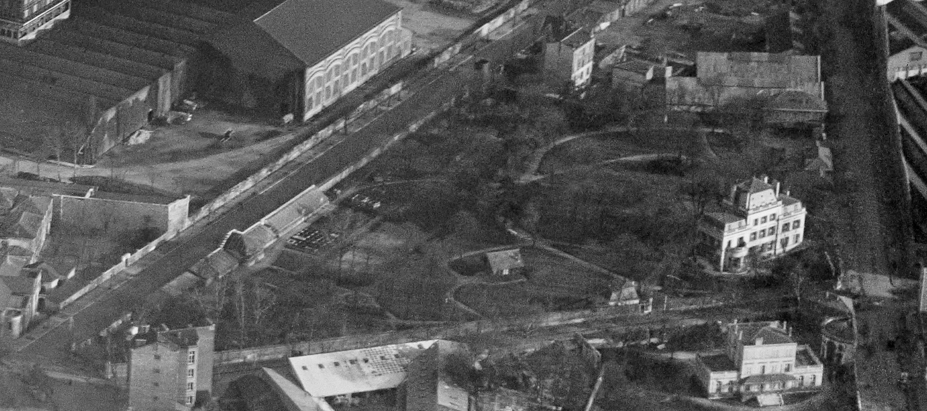 1922 photo aérienne propriété Fountaine IGN