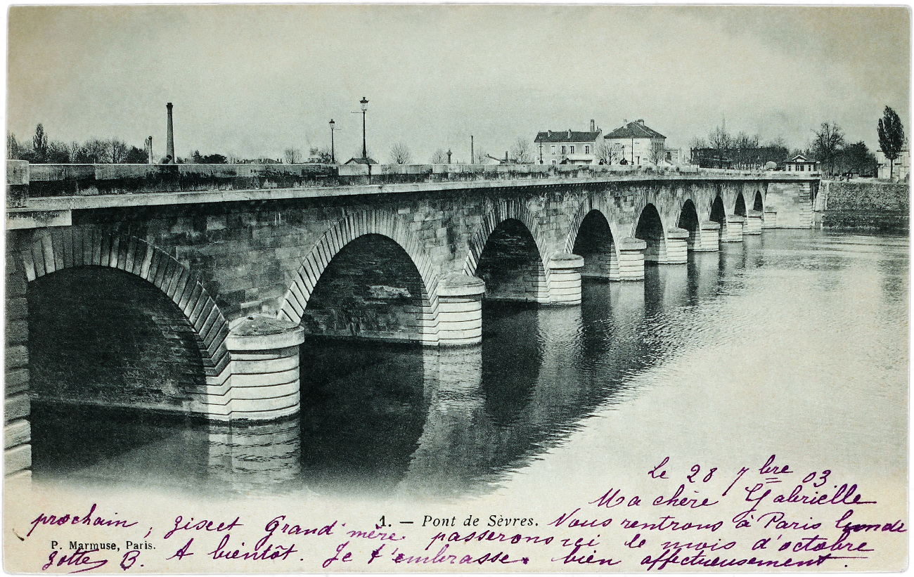 Depuis Sèvres en 1903 _ Archives des Hauts de Seine