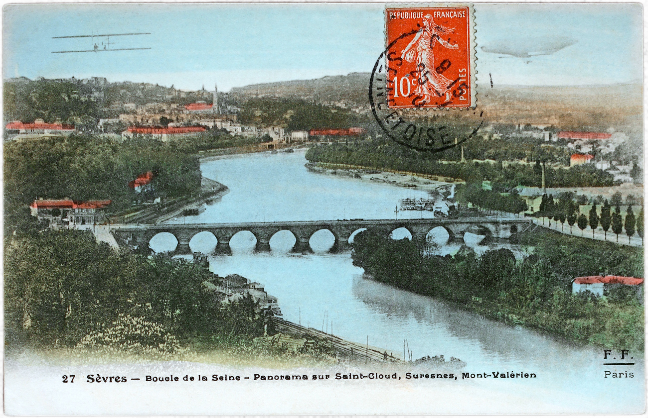 Depuis Meudon Bellevue vers 1910 _ Archives des Hauts de Seine