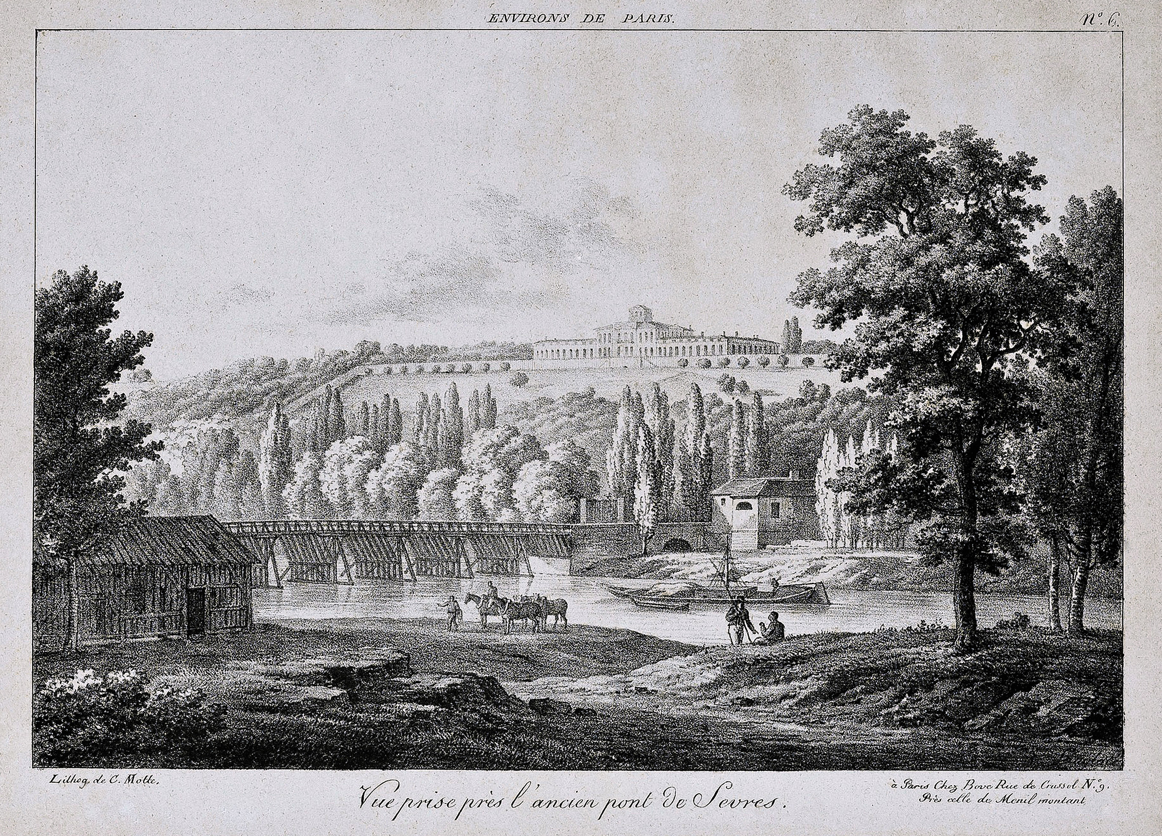 C Motte-Vue prise près de l'ancien pont de Sèvres_Archives du 92