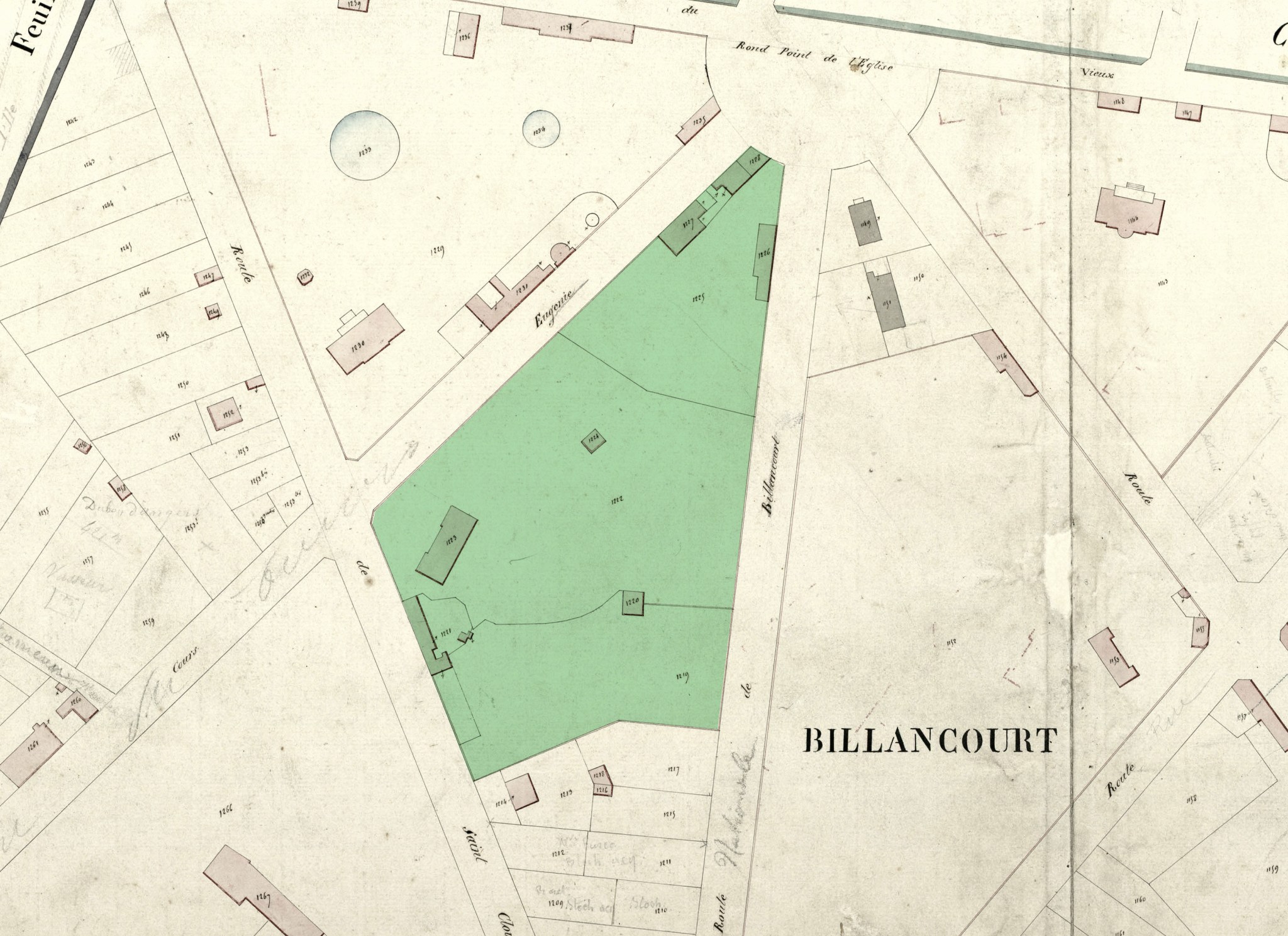 Cadastre 1859 Villa Fountaine - Archives de BB