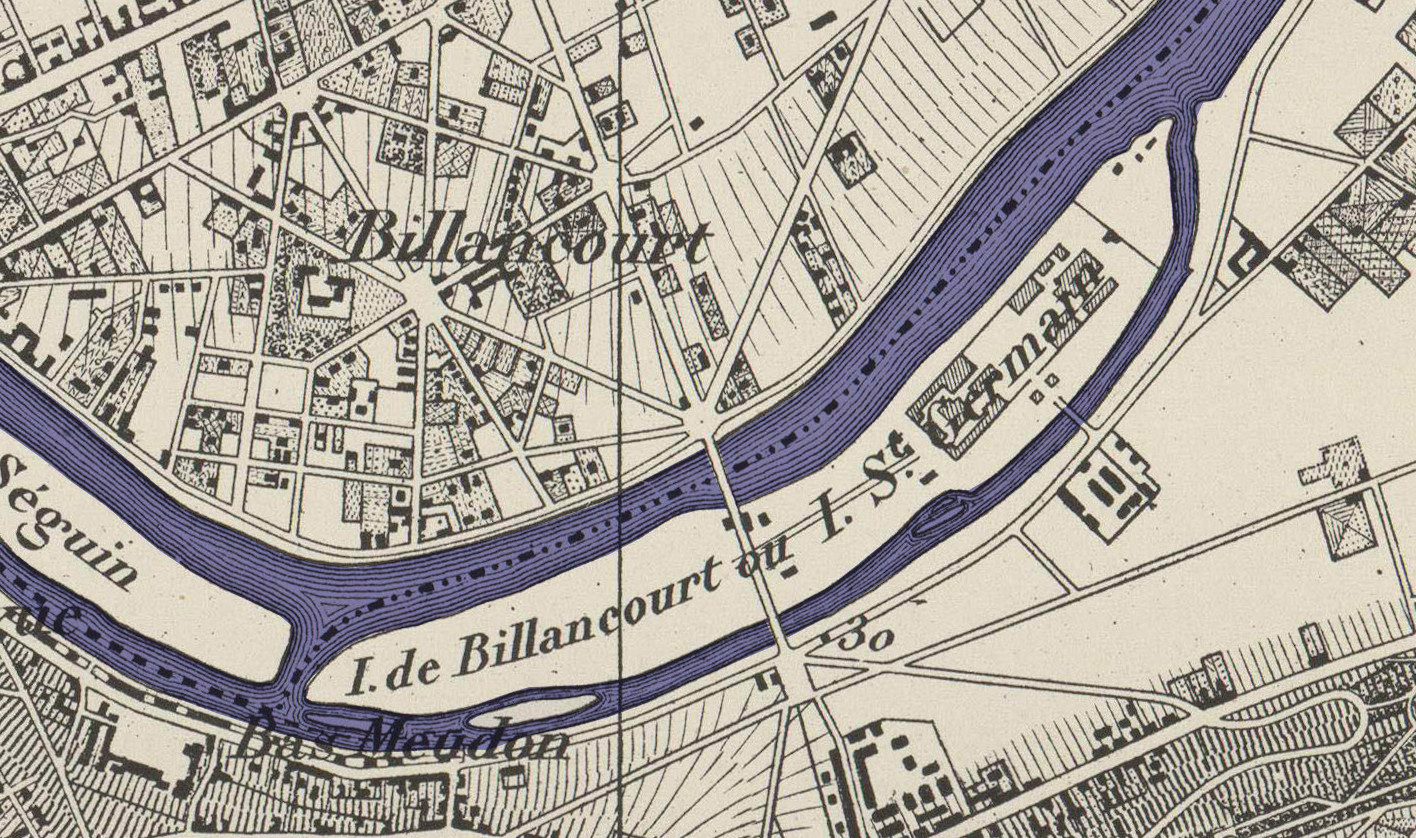 Carte du département de la Seine : n° 21, Sèvres, [ca 1870].