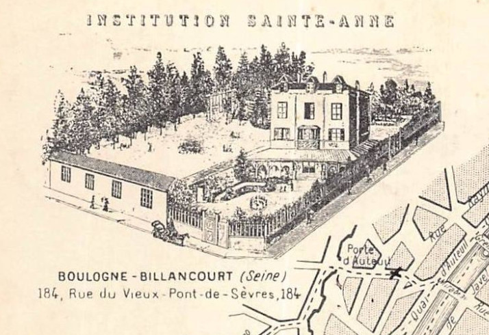 Extrait d'une Carte postale de 1906