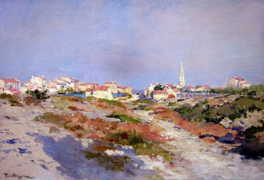 Raymond Allègre - lumière d'été sur Martigues XIXème siècle Prix - Raigecourt Gournay 1893