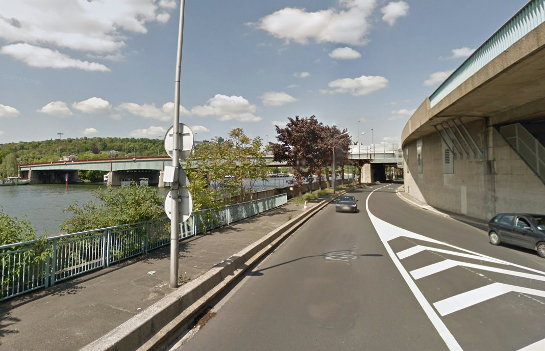Approche Pont de Sèvres après