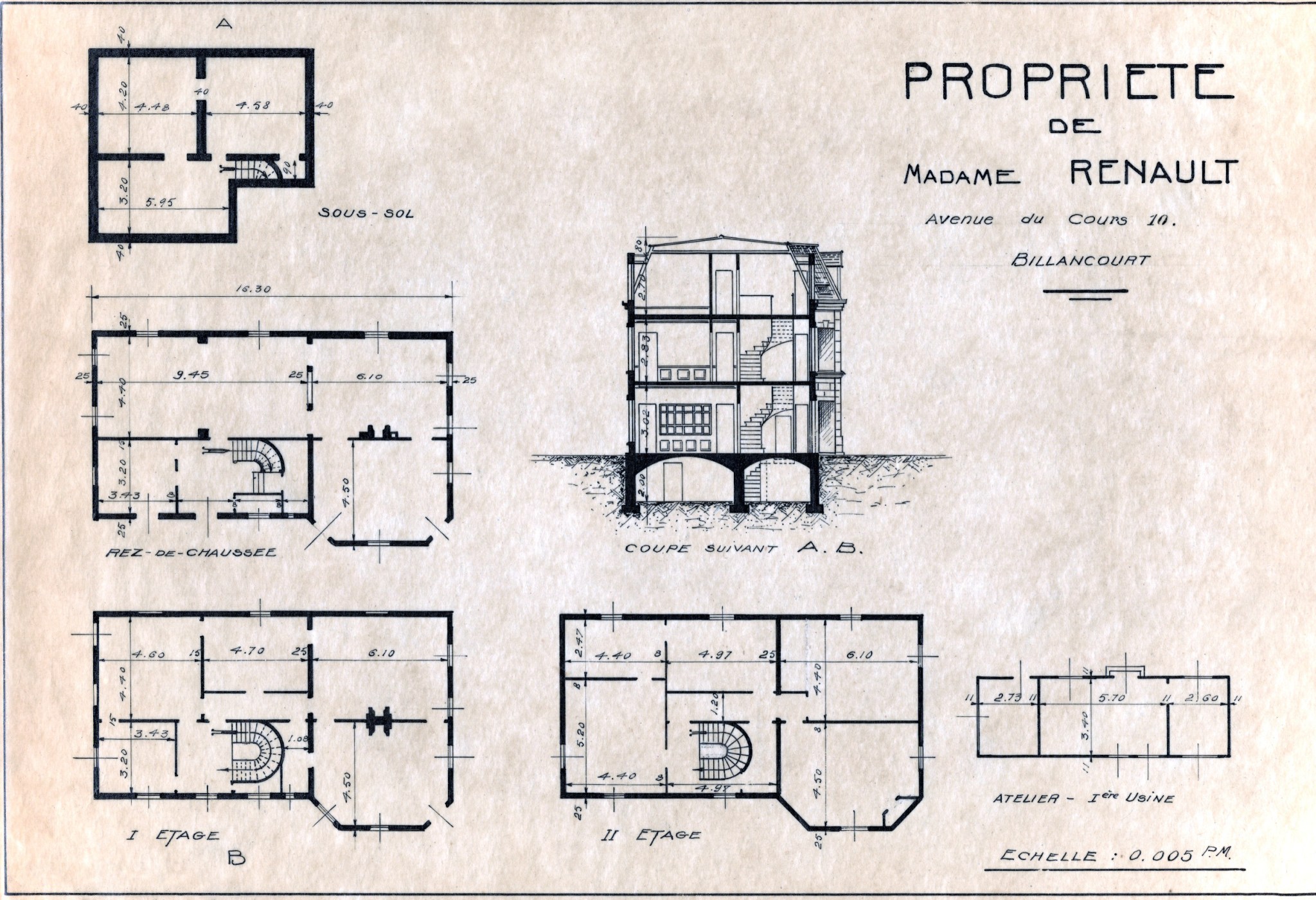 Avenue du Cours n°10 plan villa de Mme Renault acquisition 202-opti (1)