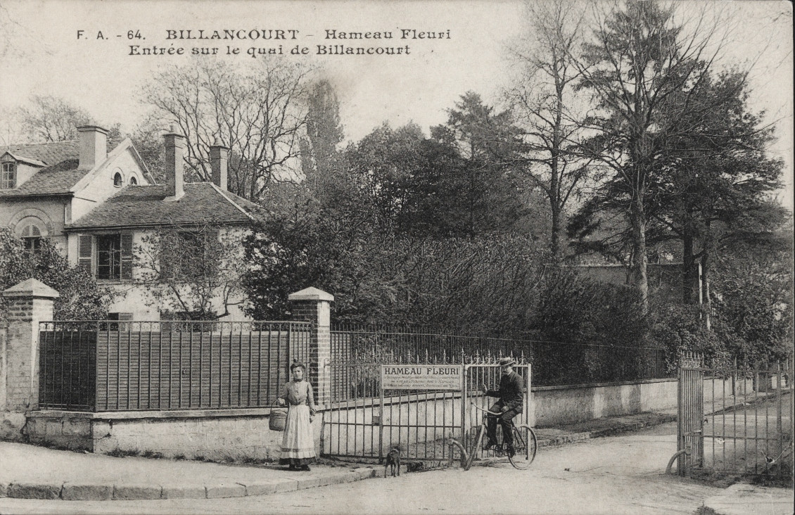 entrée Hameau fleuri avant