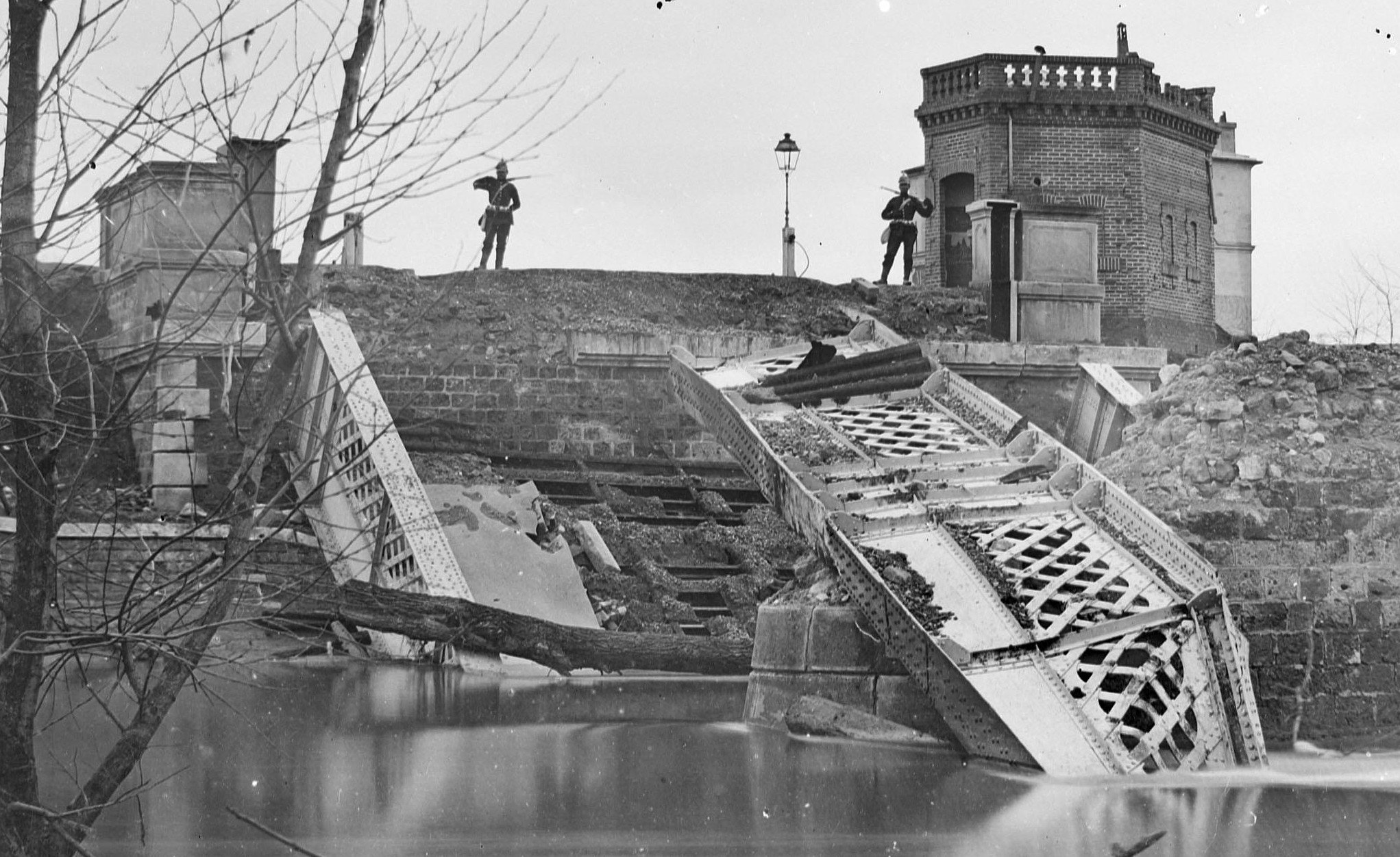 Pont de Billancourt 1870 Blancard