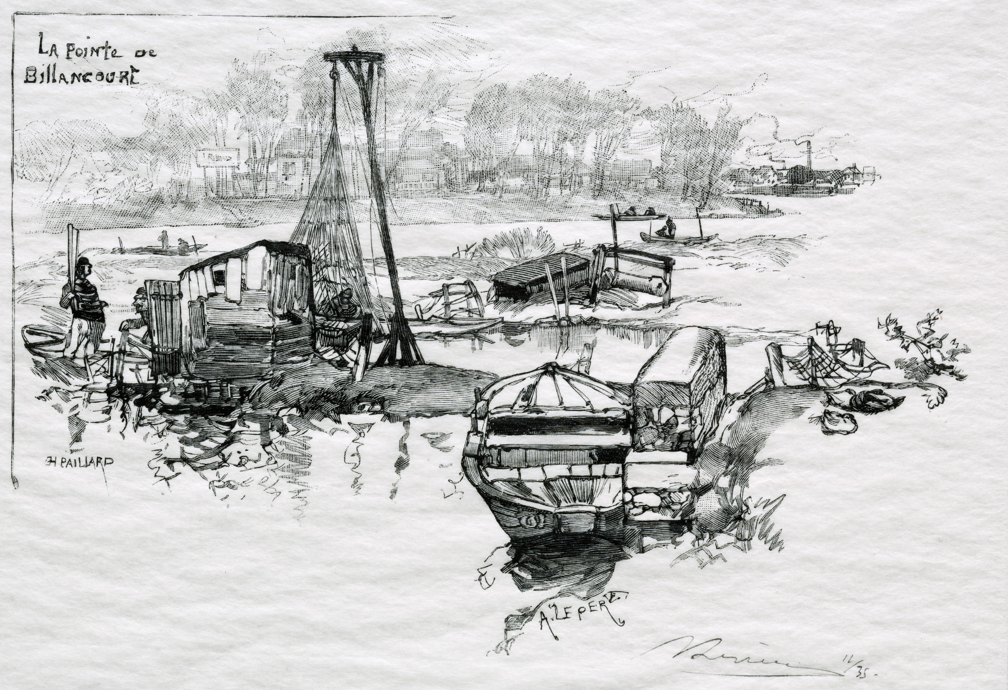 Auguste Lepère-La pointe de Billancourt-1886_Cleveland Museum of Art (1)