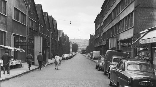 Avenue Emile Zola depuis Yves Kermen années 60
