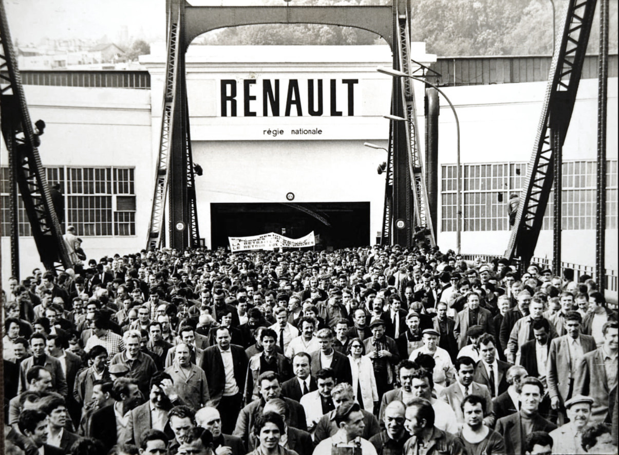 Sortie des ouvriers de l'ile Seguin Pont Daydé