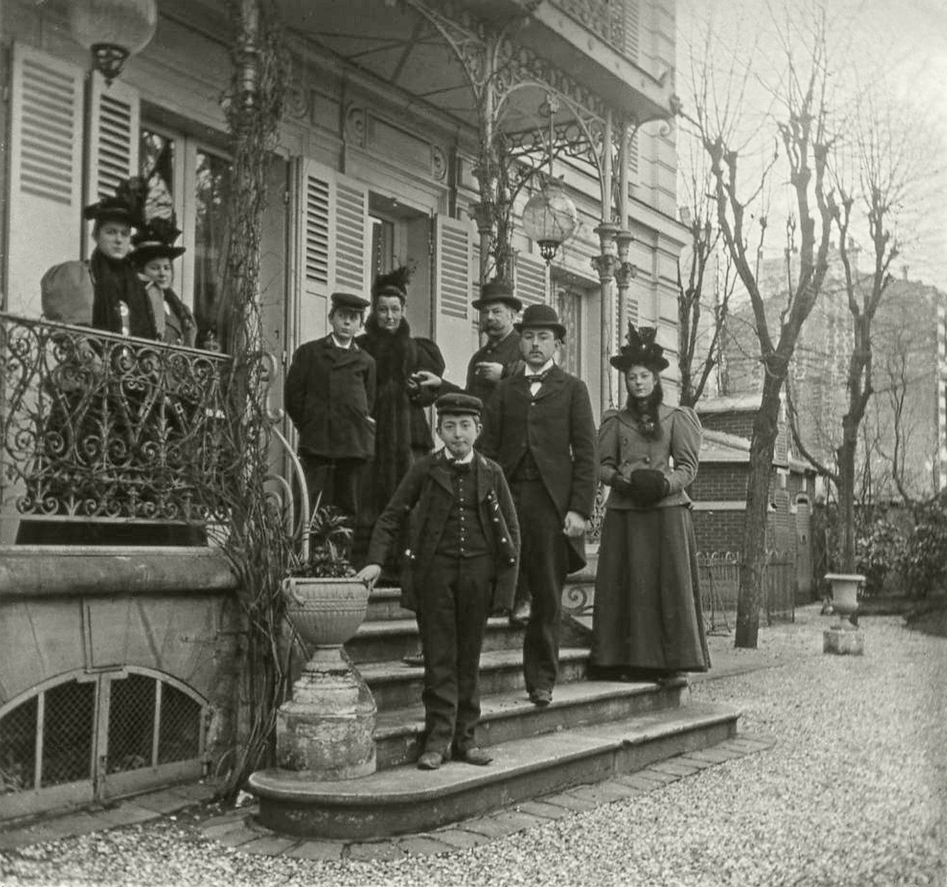 Famille Morgan rue Heyrault 1897