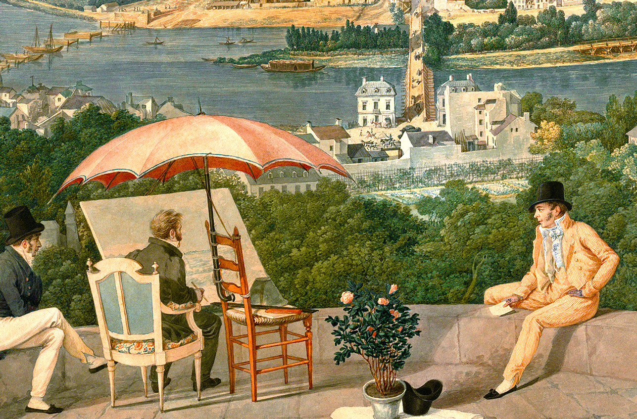 Carle Vernet-Vue de Paris depuis la terrasse du pavillon de Brimborion_Nat Gallery of Art