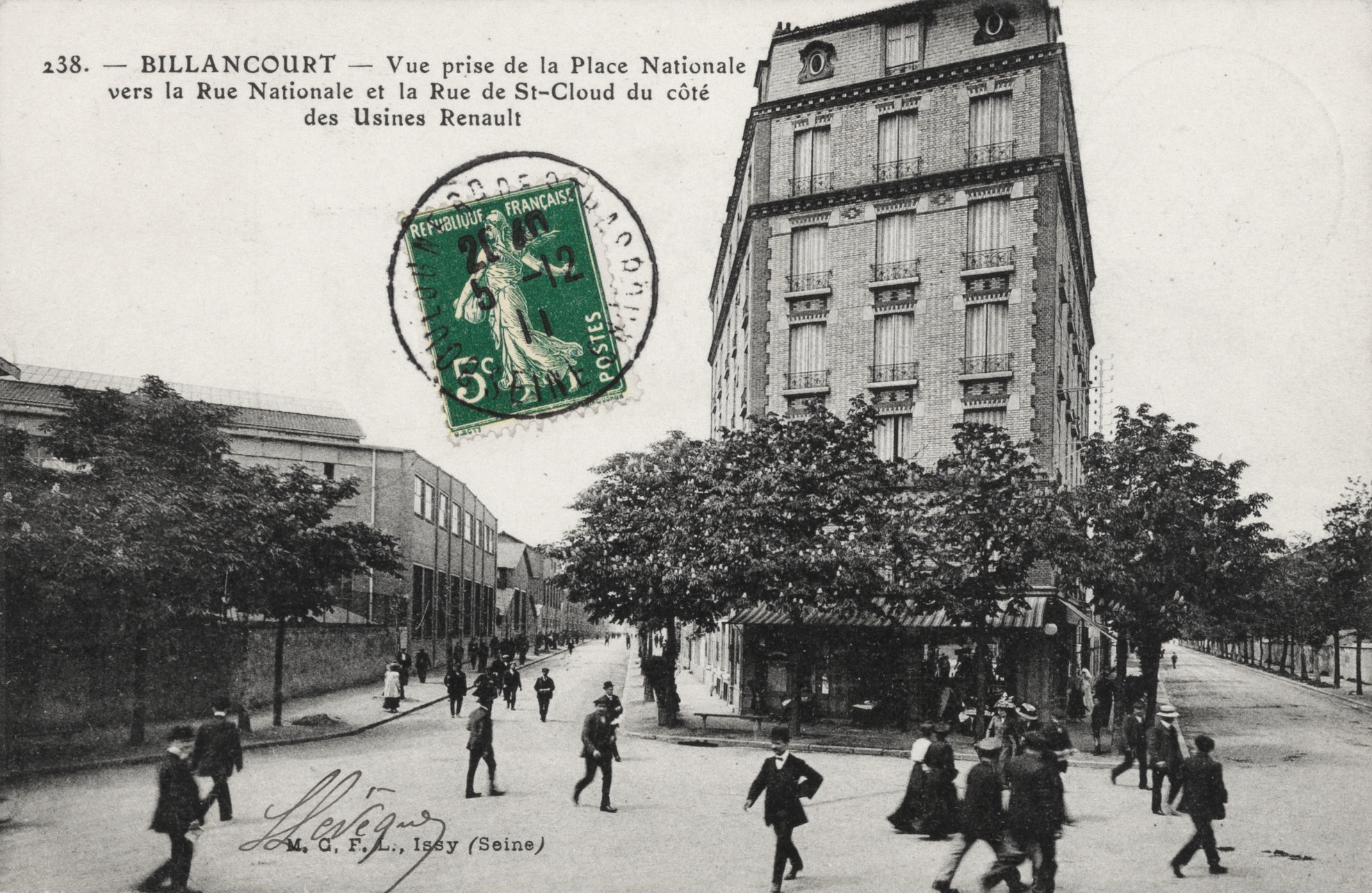 Jules Guesde Brasserie Billancourt 1911