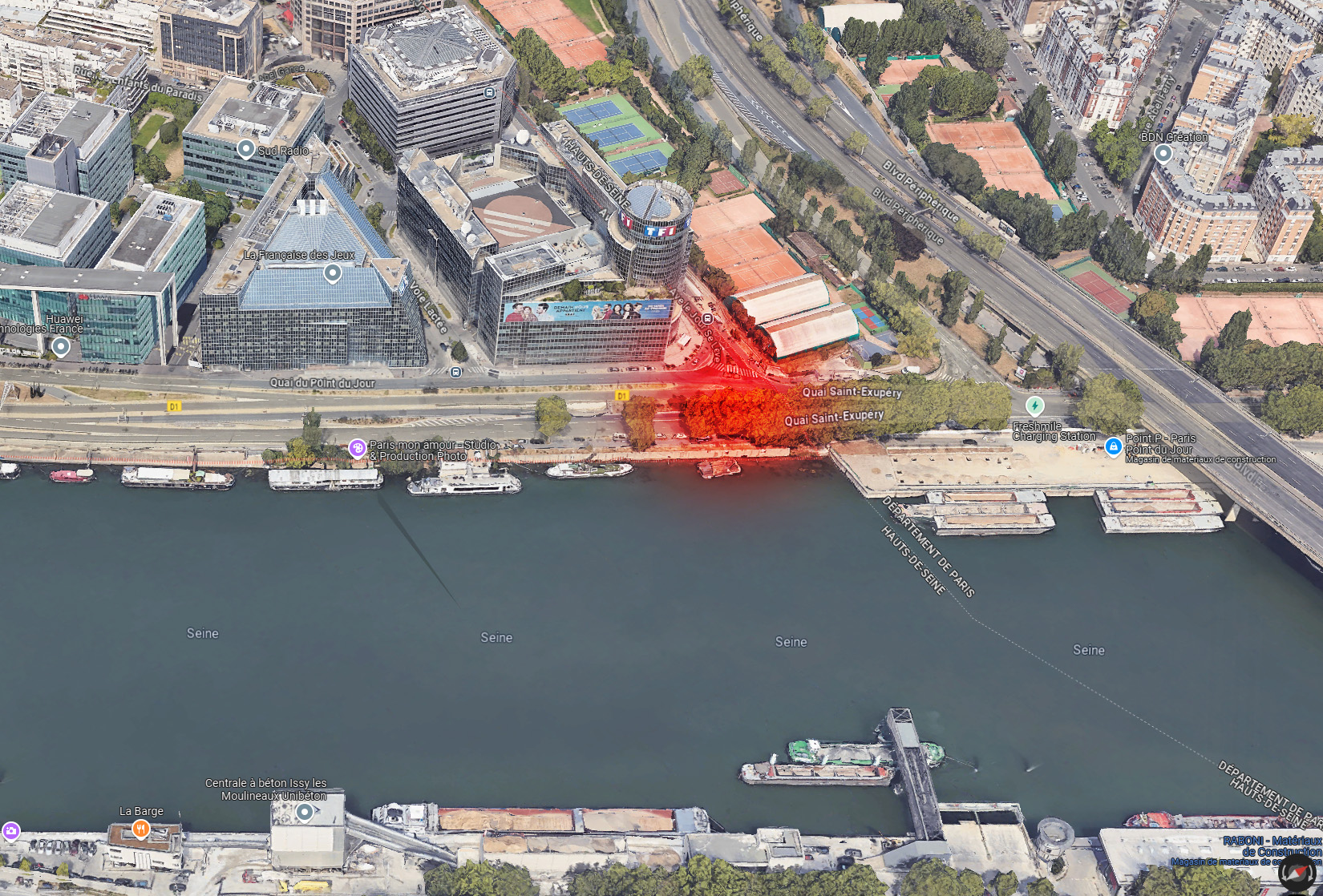 03 Quai du Point du Jour-Google map_2024