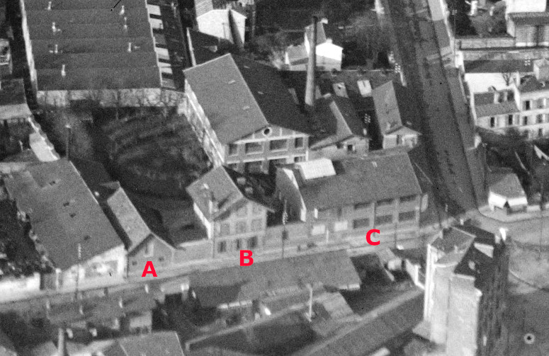 1922 photo aérienne ancienne ferme anglaise - IGN