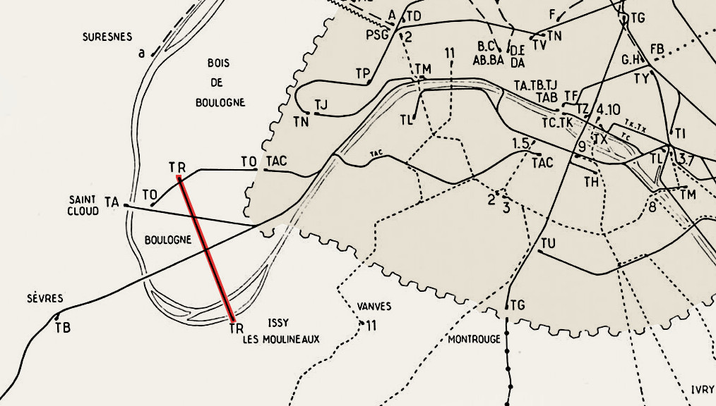 Lignes de tramway de Paris et de sa banlieue au 31 décembre 1893 b