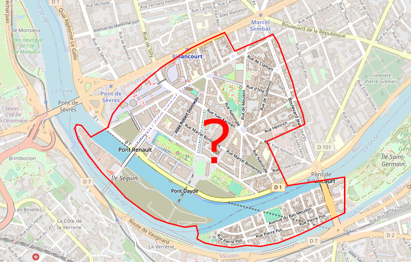 Le fief de la ferme de Billancourt 1770