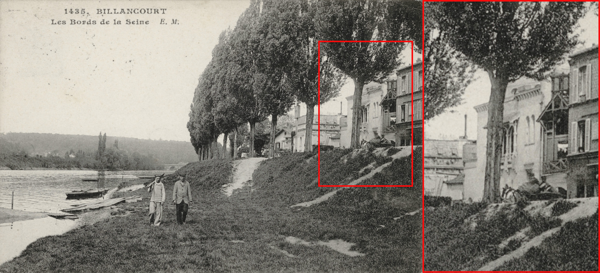 La villa Mauresque vue du quai de Billancourt vers 1900