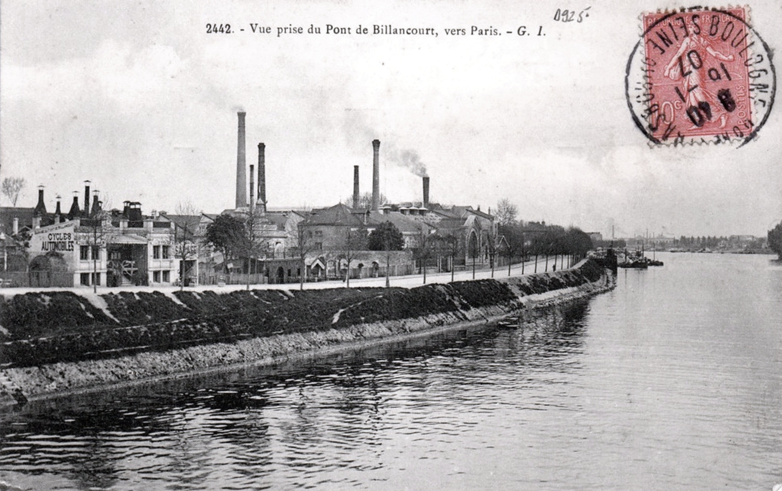 Emaillerie Parisienne vu du Pont de Billancourt