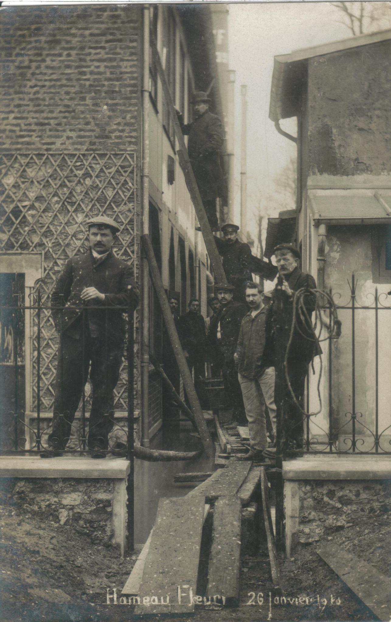 Hameau Fleuri 26 janvier 1910 Vignon et Pommier Thierry Delmotte