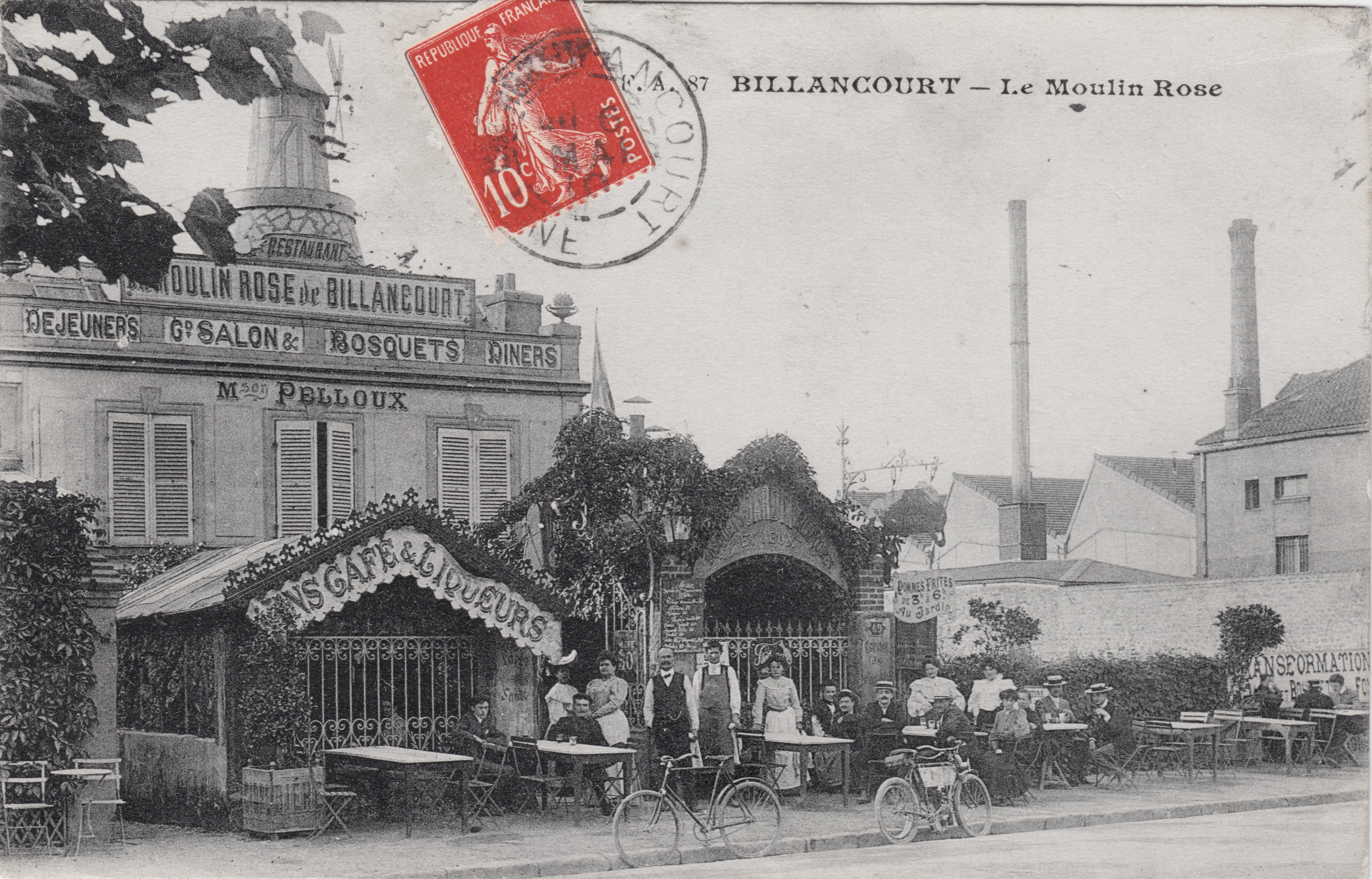 Quai du Point du Jour le moulin rose - Steve Legere