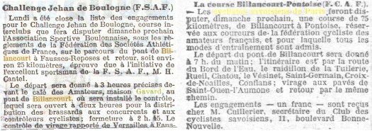 Coupures courses Gavard