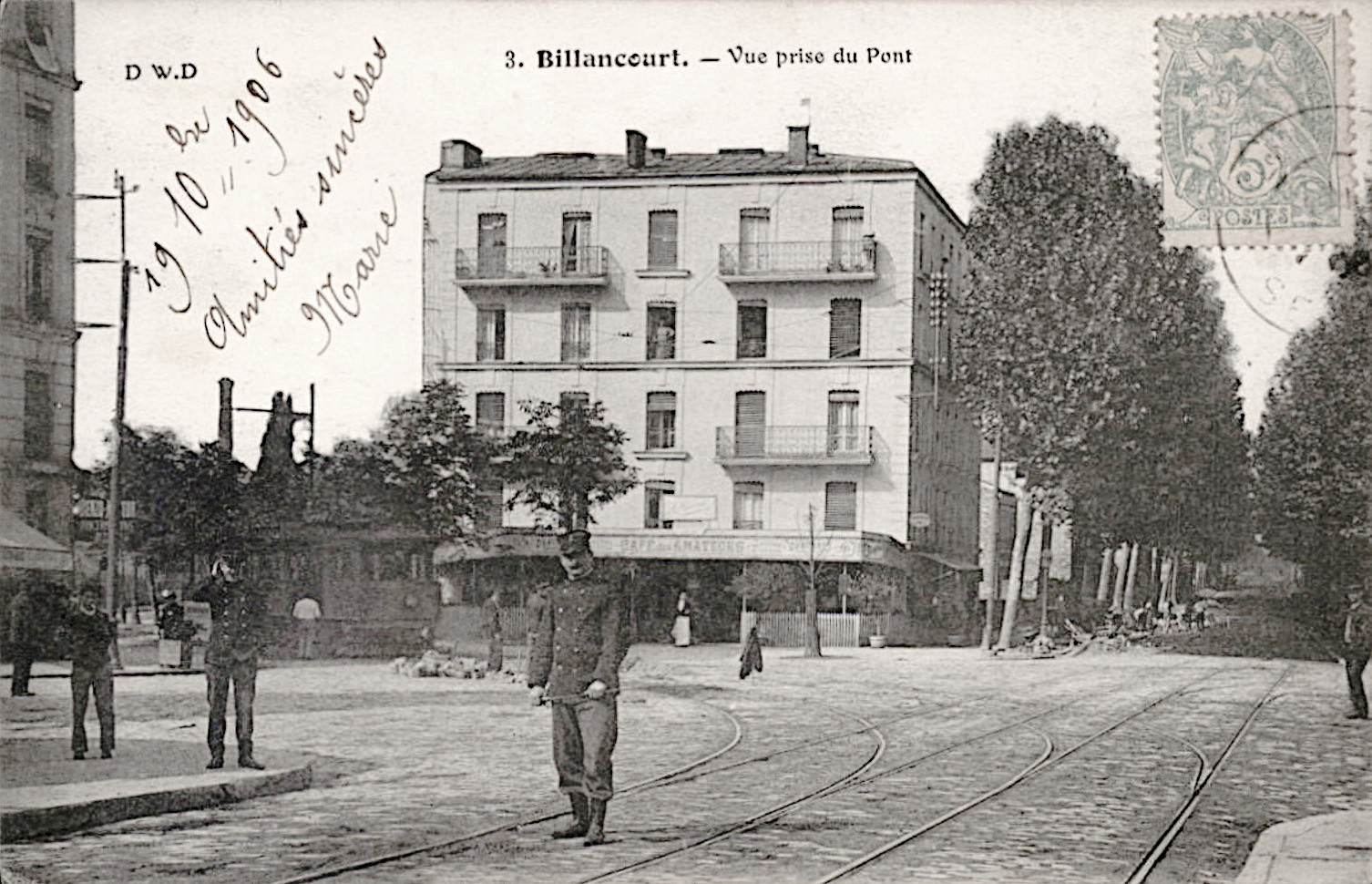 Rond Point du pont de Billancourt militaire