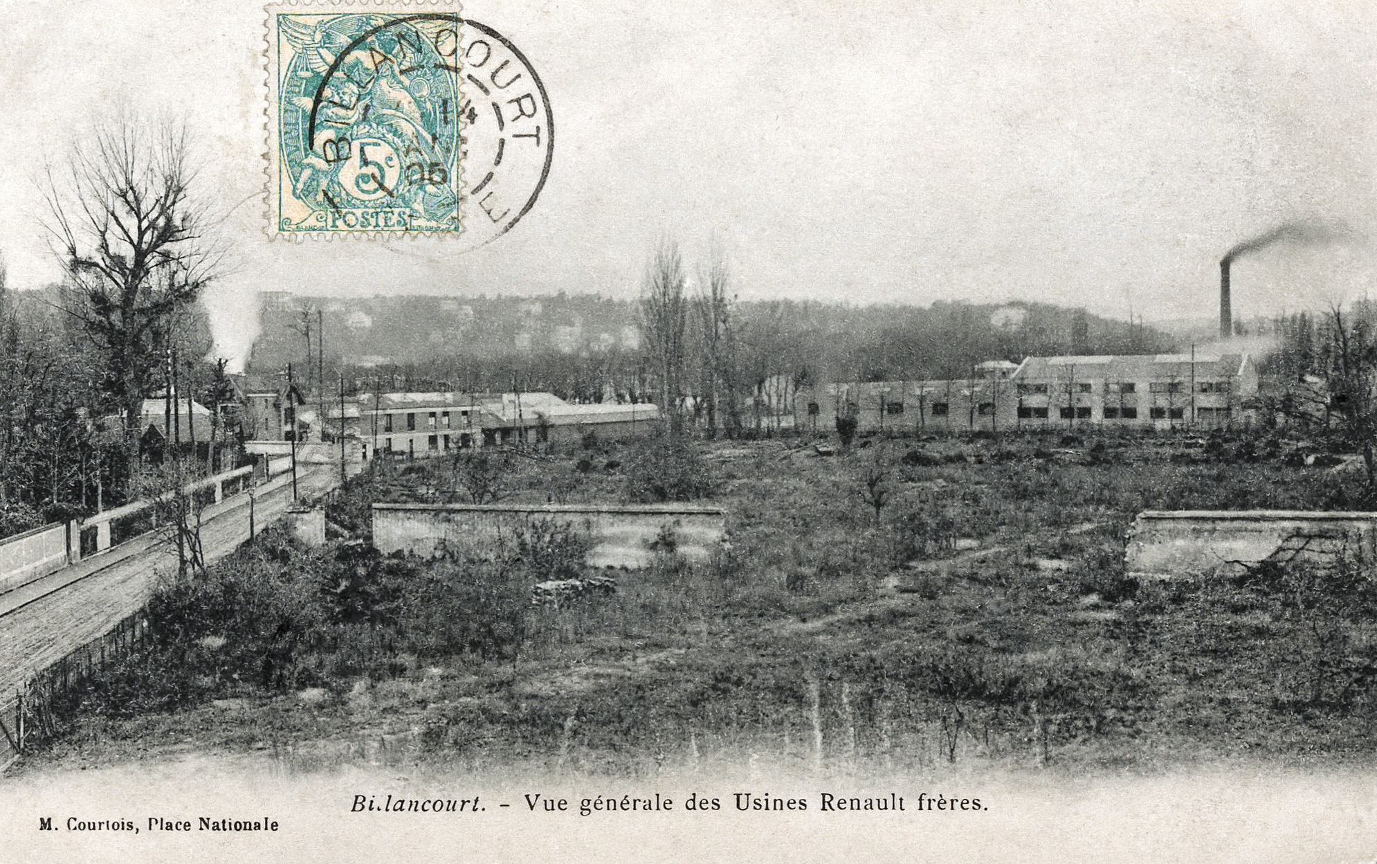 Renault usine 1 Terrain Ferme 1904 ilot C