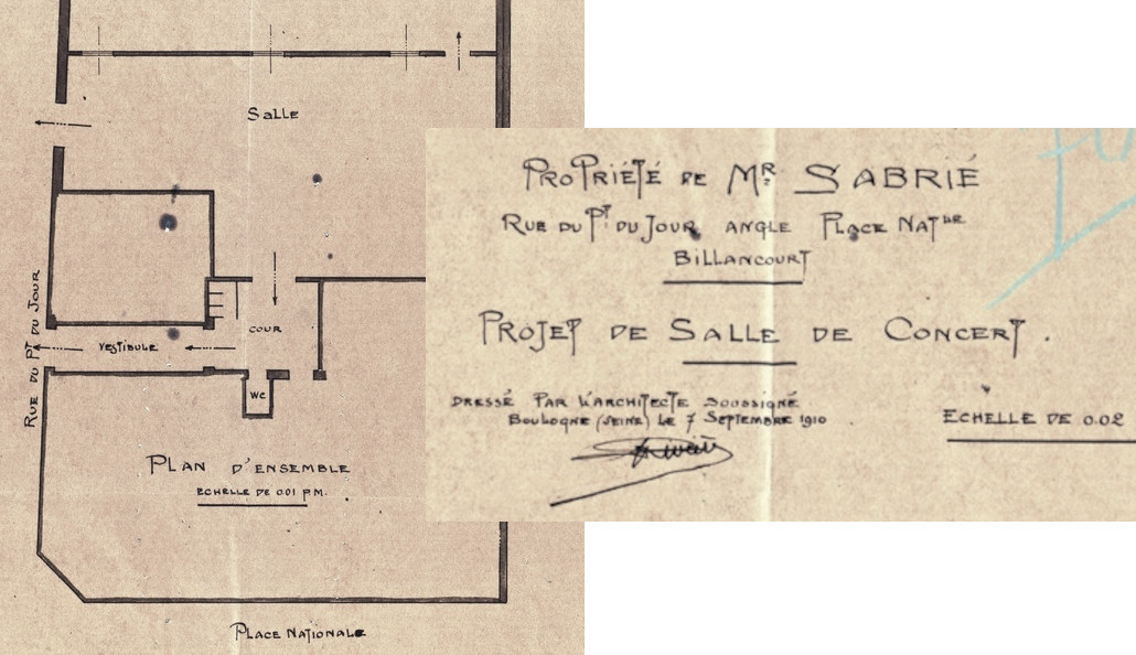 Salle concert Sabrié plan2