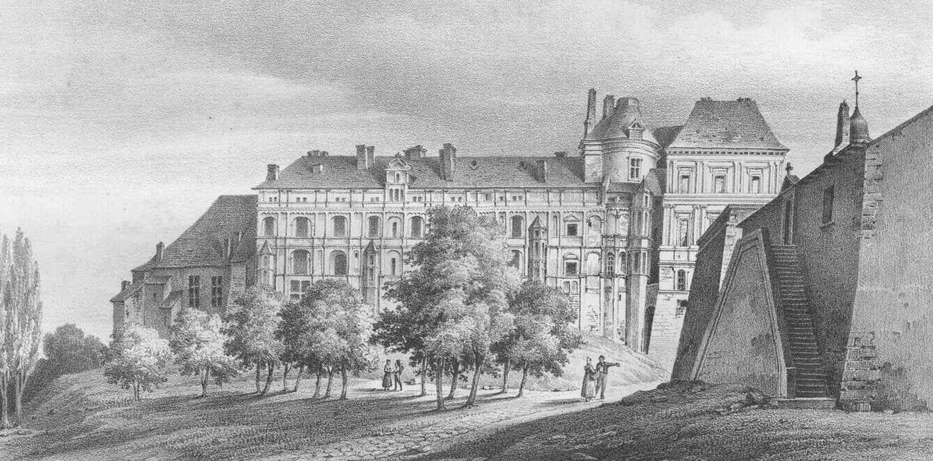 Charles-Caïus Renoux,_Chateau de Blois XIXe