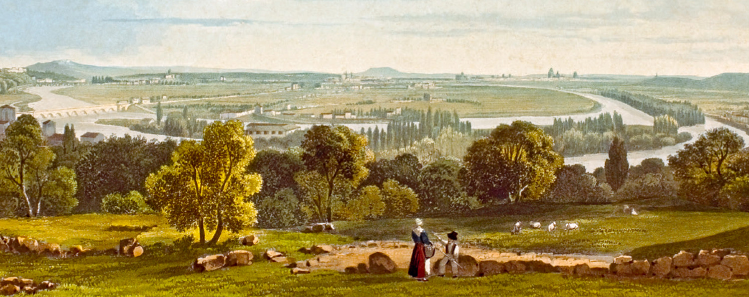 Sigismond Himely-Méandre de la Seine depuis les hauteurs de Bellevue-1836