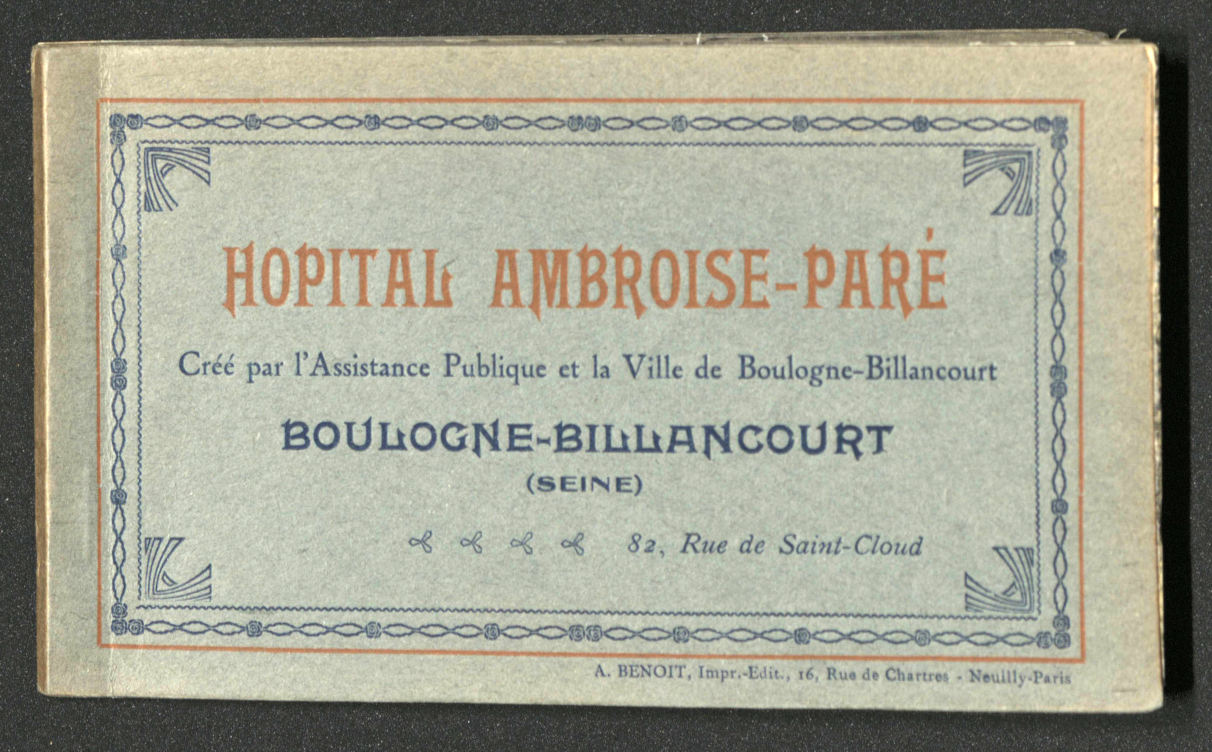 Carnet de CPA Hôpital Ambroise Paré