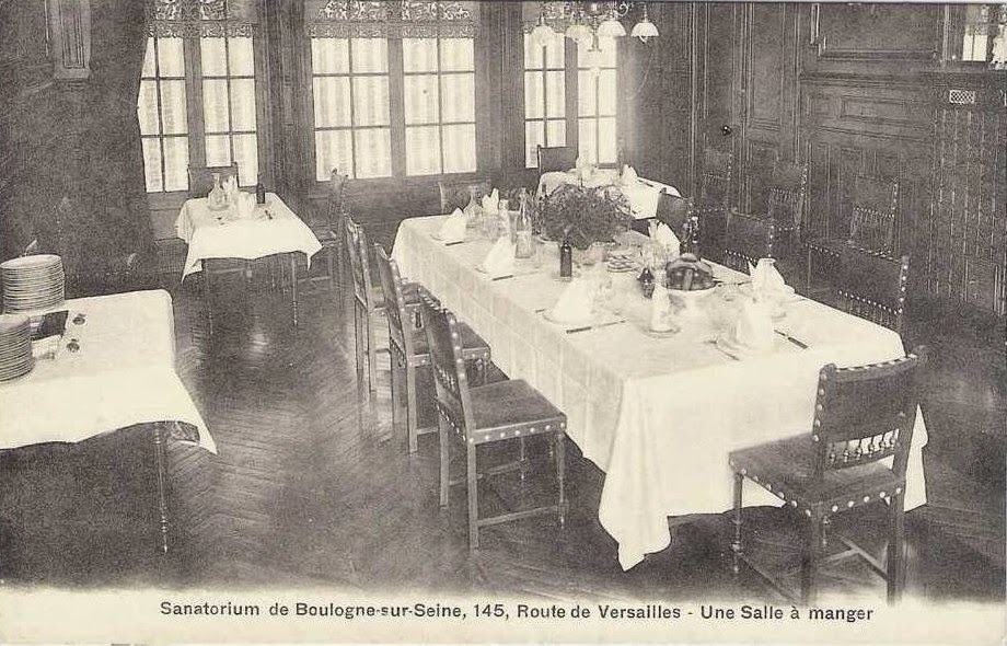 Sanatorium la salle à manger