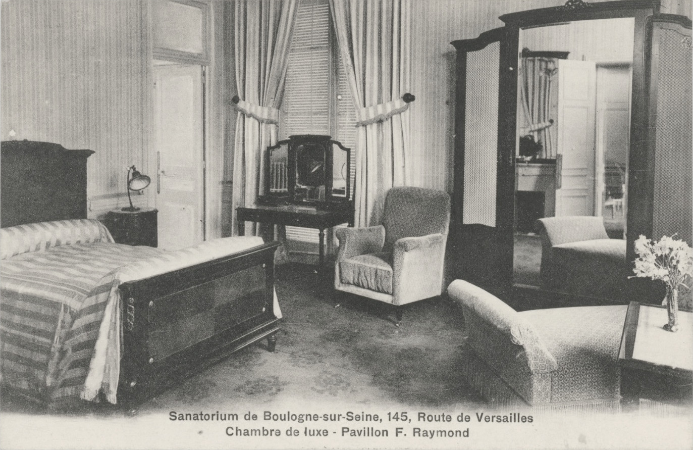 Sanatorium chambre de luxe au pavillon Raymond