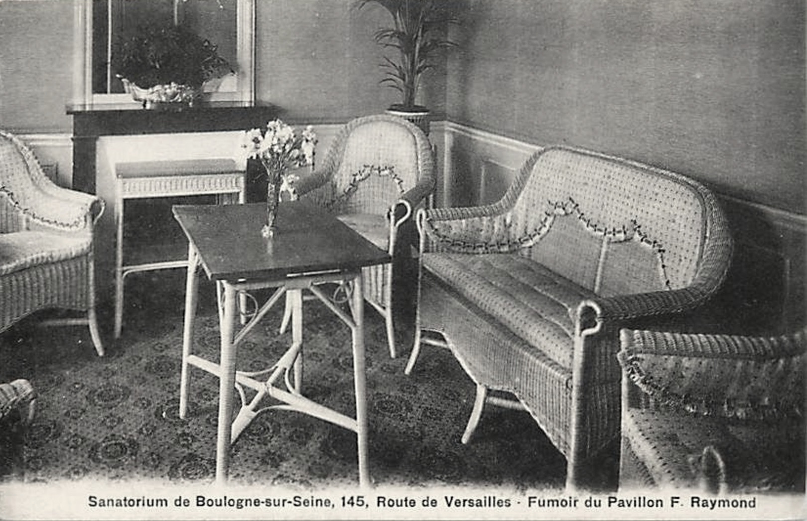 Sanatorium fumoir au pavillon Raymond