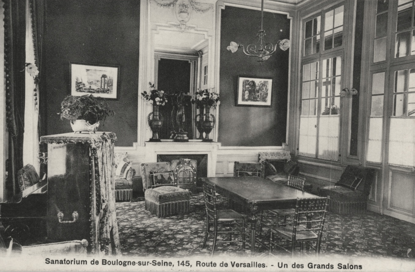 Sanatorium, un des grand salons