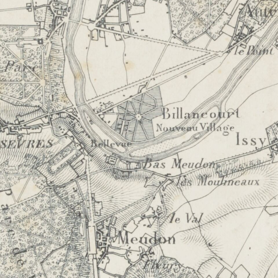 Plan d'ensemble nouveau village de Billancourt