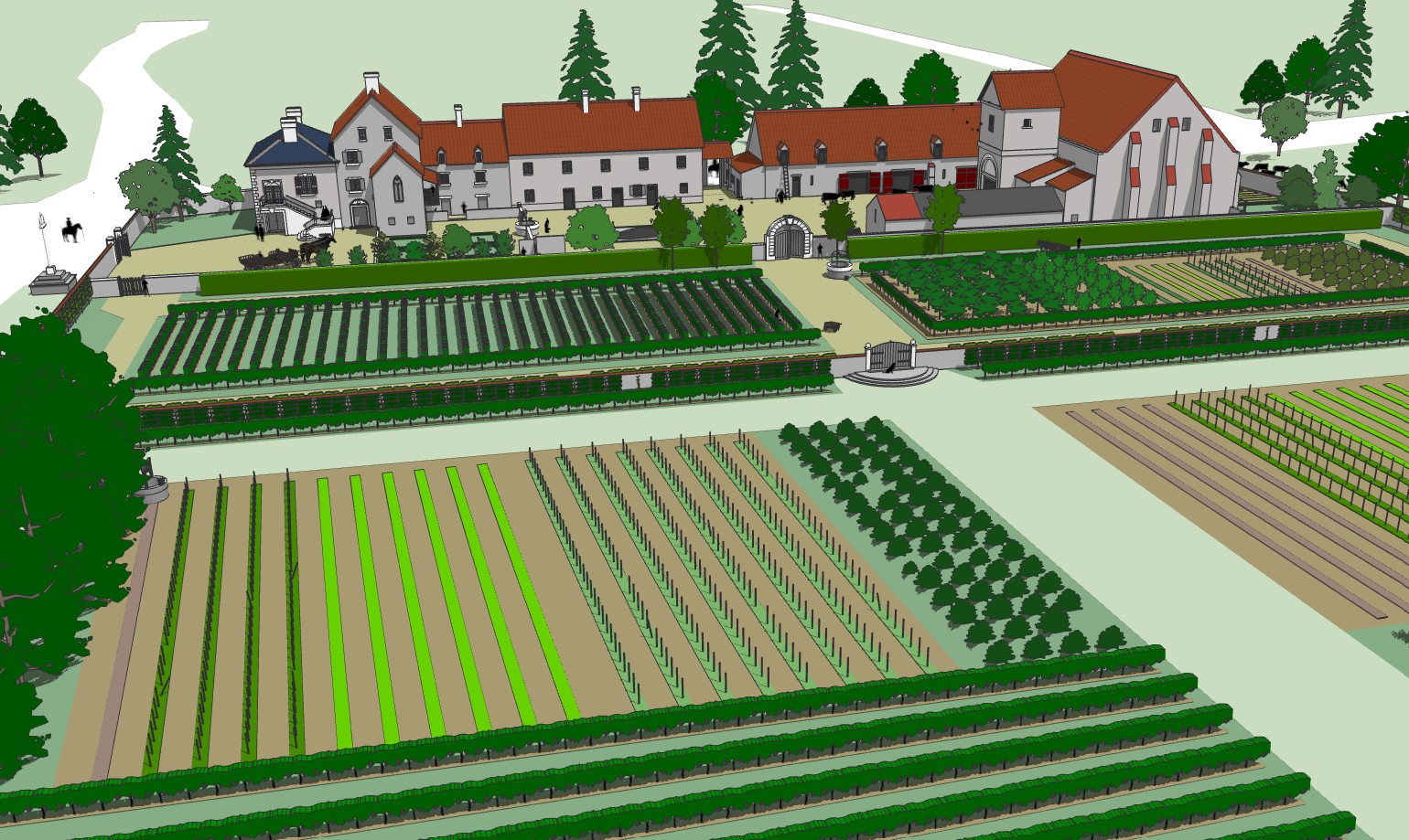 Ferme de Billancourt  panorama 3D