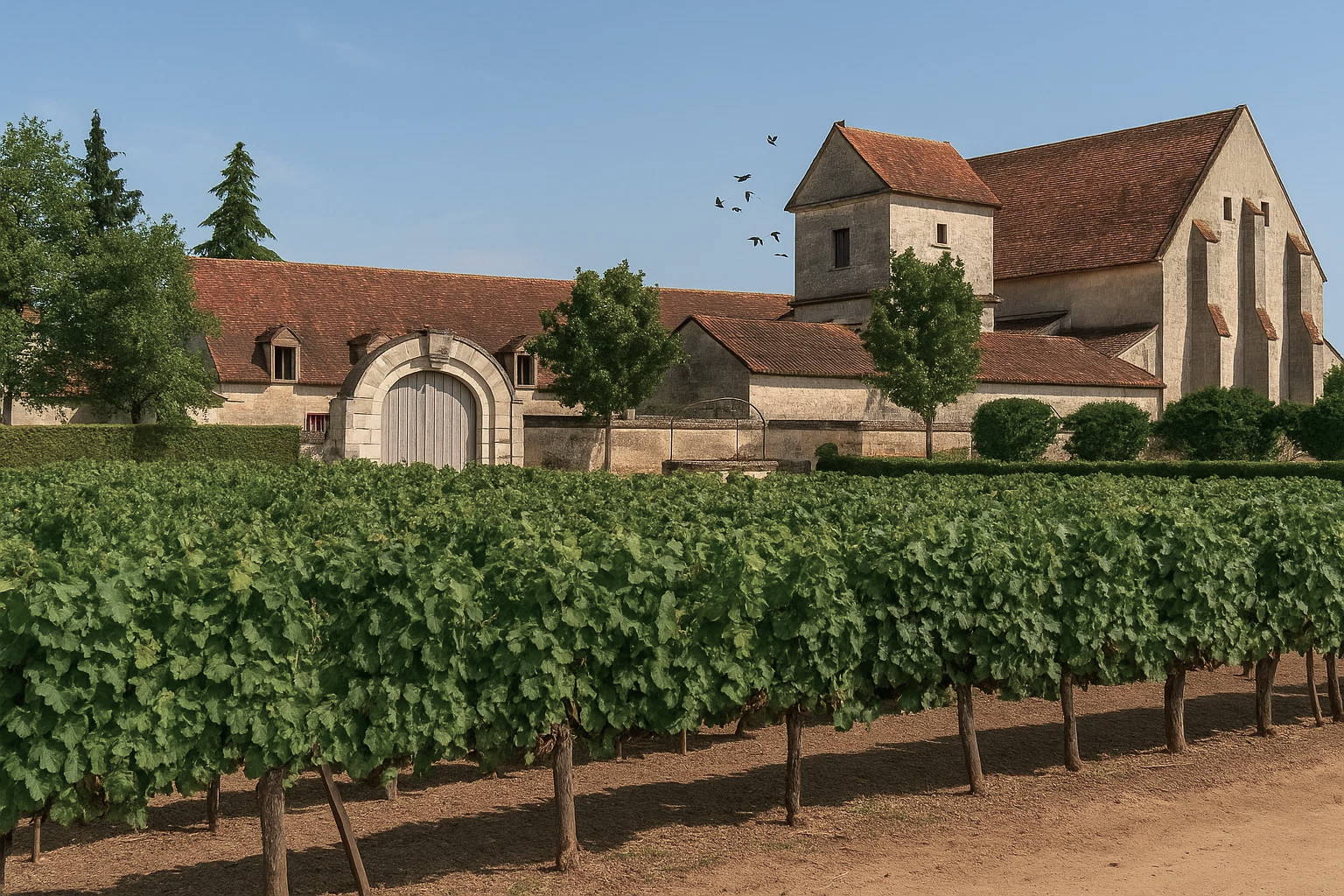 Ferme de Billancourt vignes- IA