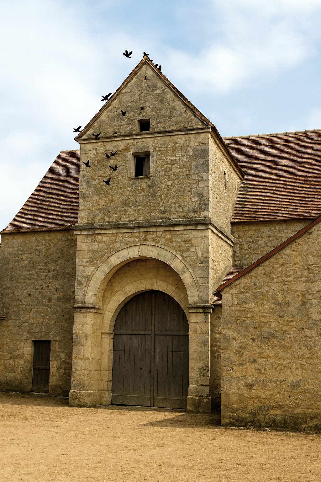 Ferme de Billancourt grange - IA
