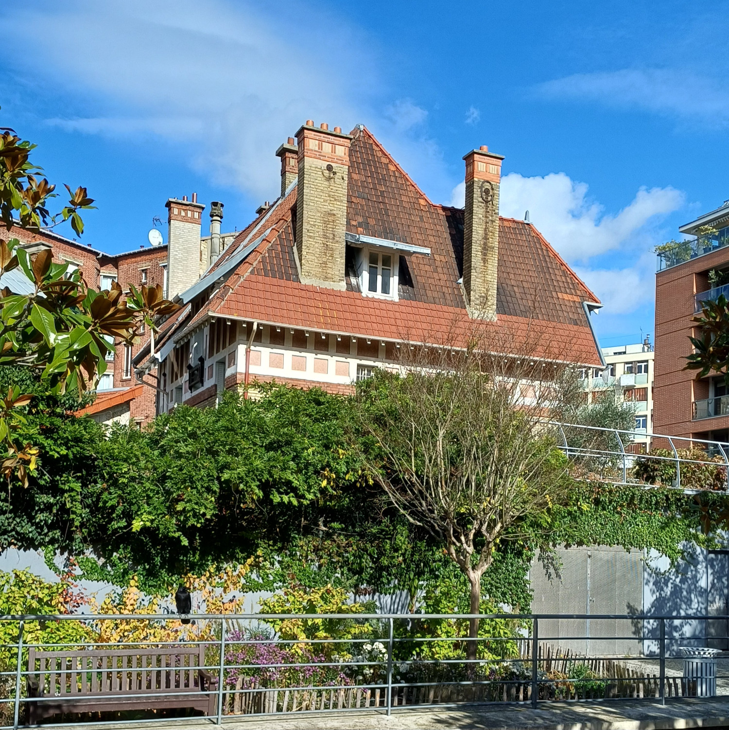 Vue depuis le jardin